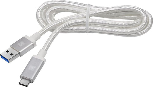 Platinum 3.3' USB Type-C to USB Type A Charge-and-Sync Cable - White