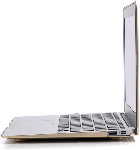RUBAN Case for MacBook Air 11 Inch Release A1370/A1465, Plastic Hard Case Cover, Gold