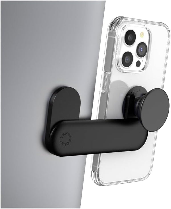 PopSockets Laptop Mount for Phone Grip - Phone Holder for Laptop - Black