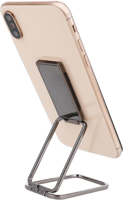 Cell Phone Ring Holder, Foldable Finger Kickstand, 360° Rotation Metal Ring Grip Adjustable Phone Stand for Magnetic