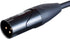 Monoprice XLR Male to RCA Male On Tour Cable - 1 Foot, Black, Heavy Gauge 24AWG