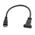 cablecc USB-C USB 3.1 Type C Male to Female Extension Data Cable with Panel Mount Screw Hole