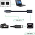 JSER IEEE 1394 6Pin Female to 1394b 9Pin Male Firewire 400 to 800 Cable, 20cm, 6 Feet