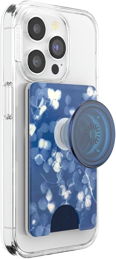 Phantom Aspen PopSockets Phone Wallet with Expanding Grip, Card Holder, Wireless Charging Compatible