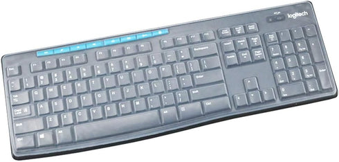 JuYuish MK370 MK270 K200 K260 K270 MK200 MK260 Ultra Thin Desktop Silicone Clear Keyboard Cover Skin Protector