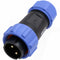 AC200MAX AC300 EP500 12V 30A Aviation Circular Connector, Waterproof IP68 for BLUETTI DC Output, 4-12mm Cable Plug