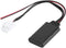 Qiilu 3-Pin AUX Bluetooth Adapter for Honda GL1800 Goldwing Car, Wireless Audio Cable Adapter