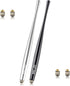 Elzo Stylus Pen Combo, Universal Capacitive Touch Screen 2 Packs with 4 Replacement Fiber Fine Tips for Tablet, iPad,