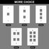 FGB 20-Pack 1-Port Keystone Wall Plate, Low-Profile Single Gang Wall Plates for RJ45, HDMI, Coax Inserts, White