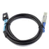 SFF-8644 SFF-8087 12Gbps 28AWG 10 (1M) Mini SAS HD with IC to Server Stacking Cable High Speed Ohm Data Cable, Black