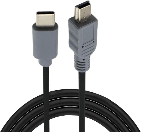 KKPOERT Replacement USB C to Mini USB Cable USB C to Mini 5-pin
