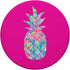 PopSockets Standard PopGrip Pineapple Design with Vibrant Paisley Colors: Swappable Grip for Phones & Tablets