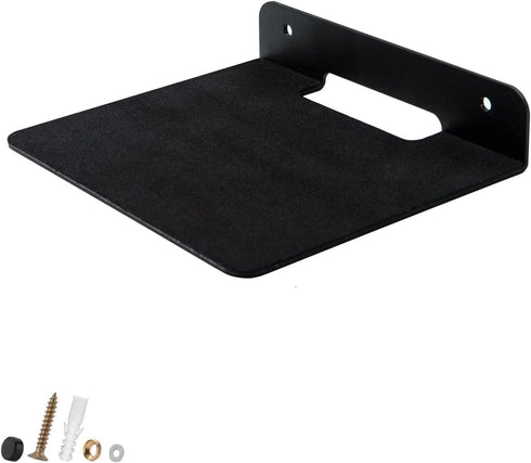 Generic TRINENOX Floating Wall Shelf, 6" Wall Metal Speaker Mount Shelves for Bluetooth