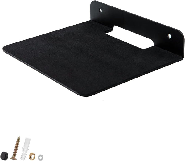 Generic TRINENOX Floating Wall Shelf, 6" Wall Metal Speaker Mount Shelves for Bluetooth