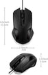 MCSaite Wired Mini Keyboard and Mouse Combo - USB 60% Keyboard with Keyboard Cover for Windows, PC, Laptop