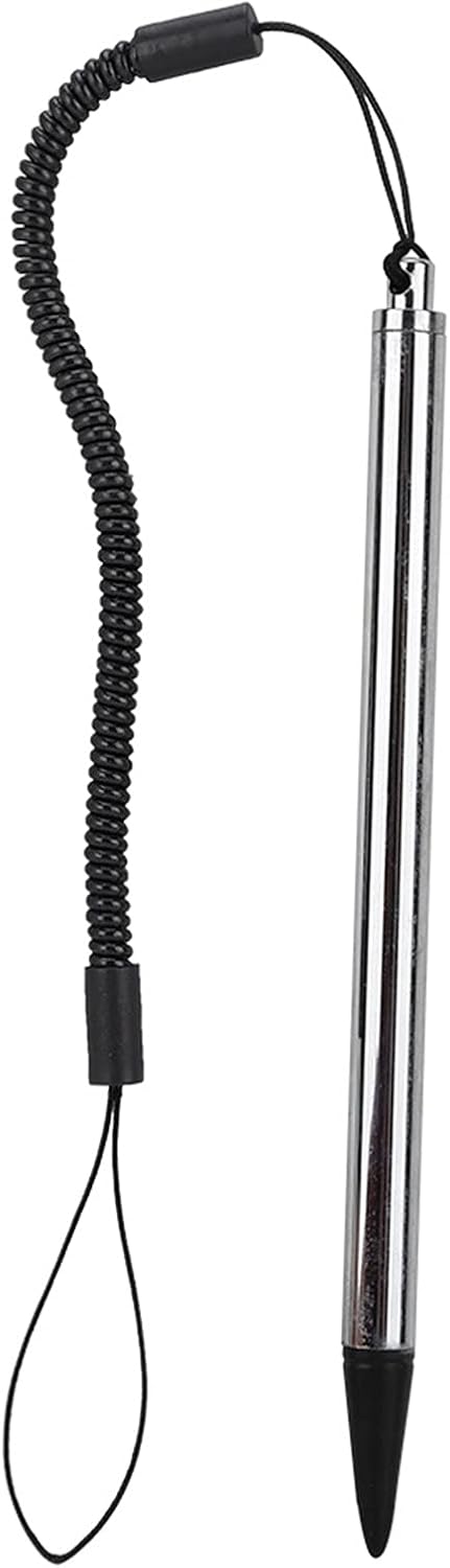 Getac V110 Stylus, Resistive Touch Painting Pen with Spring Rope for POS PDA Navigator (Silver)