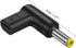 Black USB Type C Plug to DC Jack Power Adapter, 15V USB C Female to DC Male Converter for Laptop Router