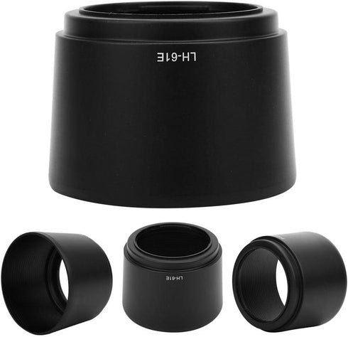 LH-61E Lens Hood, Camera Lens Hood Sun Shade for Olympus 70-300mm f/4.8-6.7 Lens