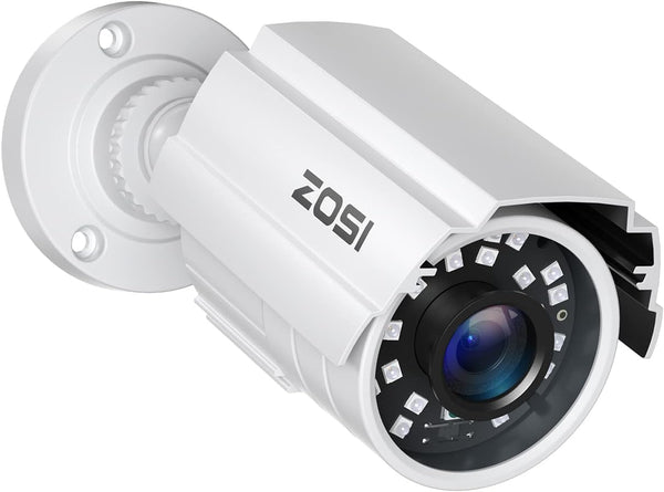ZOSI 1080P HD 1920TVL Hybrid 4-in-1 CCTV Security Camera - 80ft Night Vision, 2MP Weatherproof Aluminum Bullet