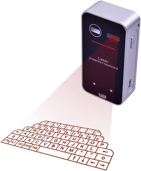 MOJO Bluetooth Wireless Laser Projection Keyboard - Portable Full-Size Keypad