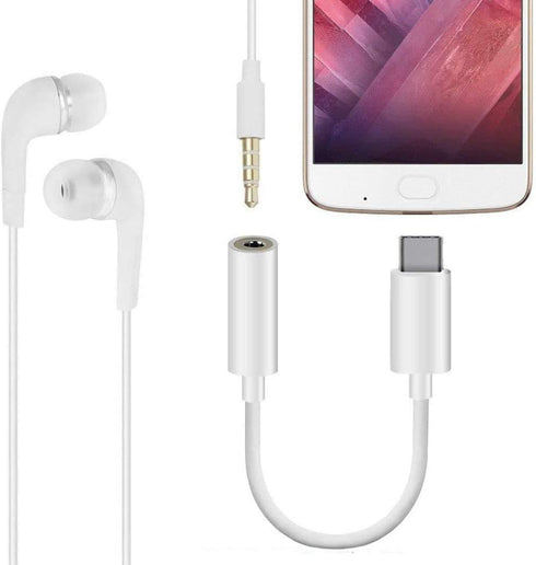 2 Pack USB C to 3.5mm Headphone Jack Adapter, Type C Port Audio Aux Cable Dongle Compatible with iPhone 15/15 Plus/15