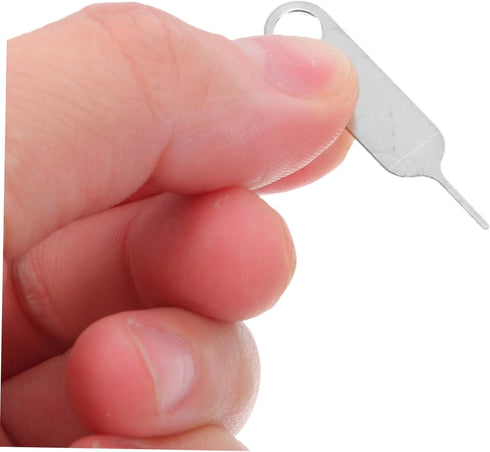 500pcs Sim Card Ejector Tool Durable Stainless Steel Mobile Phone Disassembly Pin Smooth Edges for Safe Handling