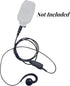 CLP1010e Earpiece CLP1080e C-Swivel Radio Earpiece Walkie Talkie Headset with PTT Mic for Motorola