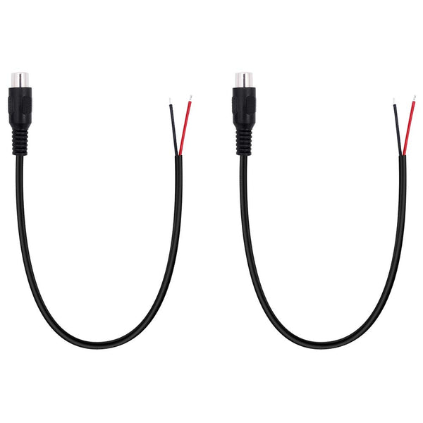 Fancasee 2 Pack Speaker Wire RCA Female Plug Jack Connector Adapter to Bare Wire for Audio Video