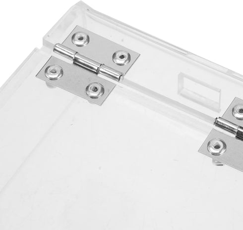 Zerodeko Clear Lockable Phone Box, Plastic Smartphone Holder, Medicine Storage, Food Snacks Container for Refrigerator