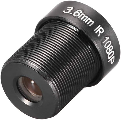 uxcell 3 Pcs CCTV Camera Lens 3.6mm Focal Length 1080P F2.0 Wide Angle for CCD Camera