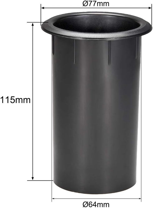 uxcell 64mm x 115mm Speaker Port Tube, Subwoofer Bass Reflex Tube, 1pcs Bass Woofer Box