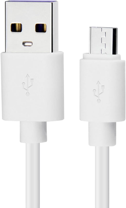 Smays 25ft Micro USB Extension Cable 4-Pack for Wyze Cam Pan, Blink Mini, YI Home Camera - White