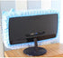 (17''-22''Pink) Computer Monitor Cover with Lovely Cute Elastic Pen Pocket Bow-knot TV LCD Screen Monitor Decoration