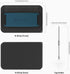 Sinjimoru Magnetic Wallet for iPhone, Magnetic Card Holder for MagSafe Wallet with Phone Grip
