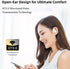 Open Ear Headphones, True Wireless Earbuds with Microphone,Lightweight, Bluetooth 5.3 Headphones with IPX4 Waterproof, Headsets with Earhooks, Air Conduction Sport Earbuds for Workouts Running