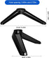 Ipetboom 32 55 Inch Set Universal Tv Mount Stand with Screws Stable Tabletop Television Brackets for to Tvs Non-Slip