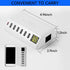 USB Charging Station, 60W/12A 7-Port USB Charger with LED Display for Multiple Devices, PD20W USB C Charger (White)