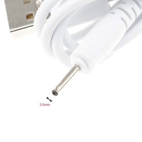 2pcs USB Charger Replacement for Stylus Pen Tablet Pen for Huion P80/PE330/PF150 Graphics Pen Barrel Jack 2.0mm USB