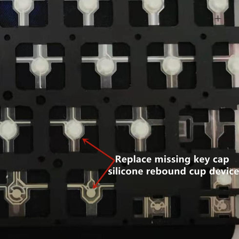 Replacement Keyboard Silicone Rebound Cup Mechanism Compatible with MacBook Pro/Air Model A2141 A2251 A2289 A2179 A2337 A2338 A2442 A2485 M1 Pro/Max 2019-2022 Keyboard by WATIPUNO