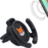 Car Vent Mount Holder for Pop Socket, Collapsible Phone Holder with Secure AC Vent Clip (Black)