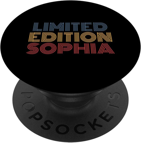 Sophia Limited Edition PopSockets Swappable PopGrip, Personalized Name, Funny Design