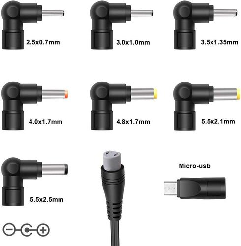 Powseed DC Car Charger - Universal Power Adapter with USB Port for Dash Cam, Breast Pump, Speaker, Smart Phone, Tablet