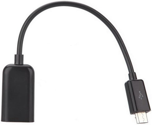 Micro USB to USB Female Adapter Cable for OTG Devices & Power Charging - Compatible with Various Models
