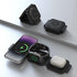 Flexora Wireless Charger 3 in 1 Charging Station for Smartphone, Magnetic Foldable Charger for Travel, Wireless Pad for