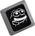KPREPUBLIC Novelty Shine Through Keycaps, ABS Etched Backlit Black Red R1 ESC Sad Frog THX Meme Internet Trends