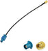 BINGFU 30cm 12 inch 4G Fakra Z Male to SMA Male Vehicle Antenna Adapter Cable for Car Stereo Android Head Unit GPS