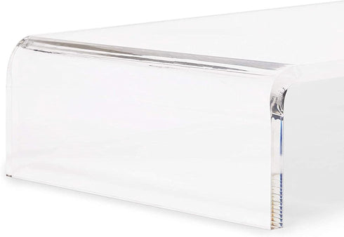 (12.1 8 3 Juvale Acrylic Computer Monitor Stand, Clear Display Riser x x in)