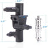 WELLMAKING 2PCS U Shape Tilt Adapter, Swivel Mount Umbrella Holder Light Stand with Standard 1/4 to 3/8 inch Screw