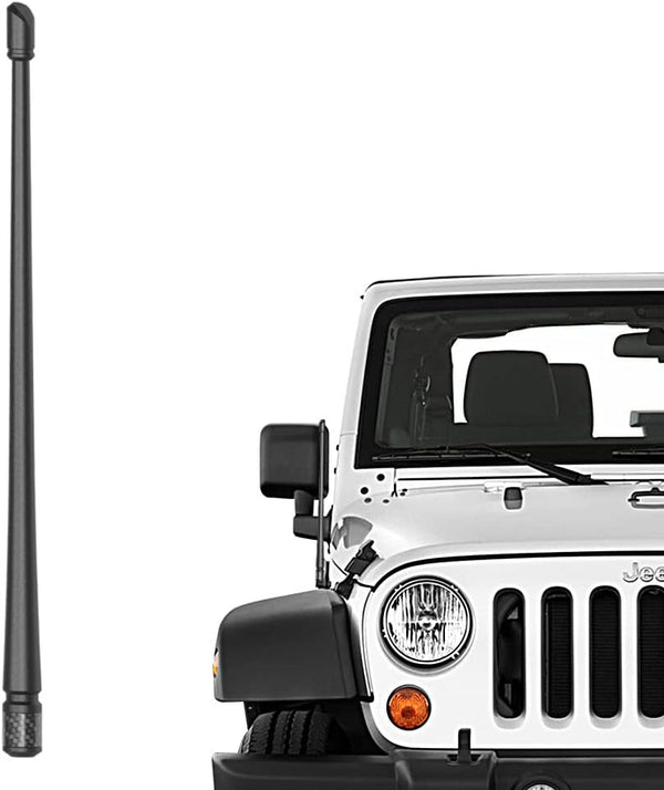 RYDONAIR Antenna for Jeep Wrangler All Models 2007-2025 & Gladiator 2020-2025, 13 inches Flexible Rubber