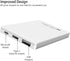 Dual USB Output Super Slim Power Bank, 3000mAh Portable Charger Mini External Phone Battery Pack